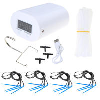 Kit De Riego Automático Para Plantas Y Flores Con Bomba Y Drip Irrigación Herramienta De Jardín Con Timer De 2/4/8/16 Cabezas - details 1