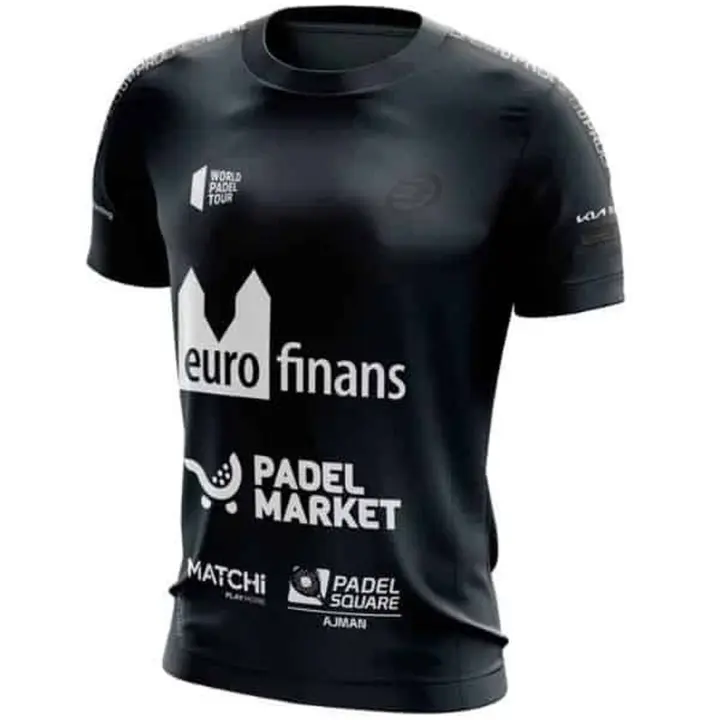 Camiseta Bullpadel Odeon Pn  Para Hombre En Color Negro - 1