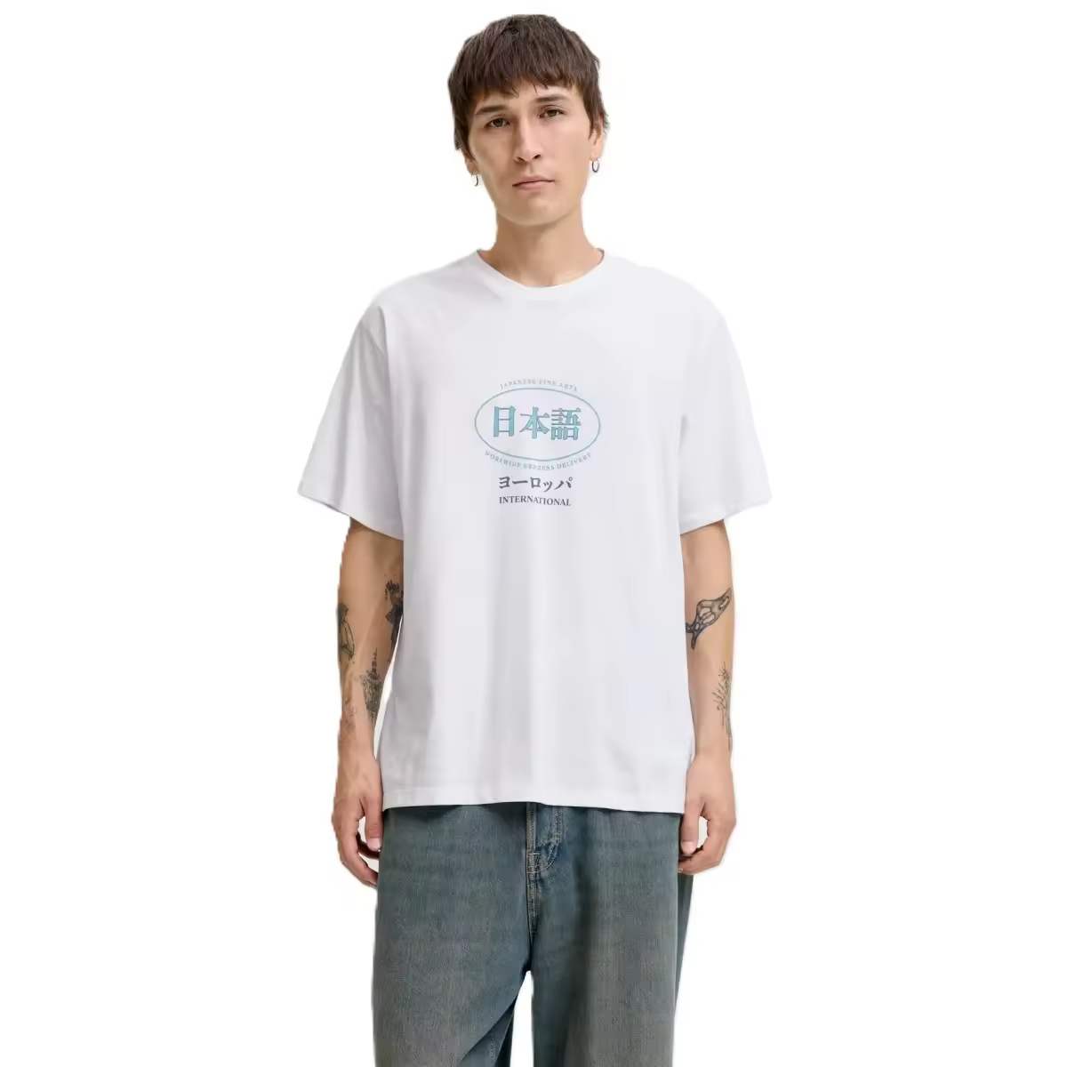 Camiseta Jack & Jones 12283974 Southeast blanco (Bright White) - details 1