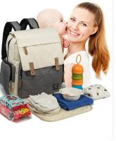 Mochila Moderna y multifuncional para Madres y Bebés, Bolso de mamá de gran capacidad, mochila retro de viaje with form de Concha, Bolso para madre y Bebe - details 2