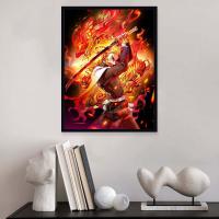 Kit De Pintura De Diamantes 5D DIY Arte Anime Demon Slayer Punto De Cruz Bordado Mosaico Decorativo Regalo Con Área Completa Sin Marco - details 0