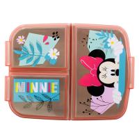 Sandwichera Fiambrera Múltiple Minnie Mouse Lonchera Tupper Tres Compartimentos - Stor - details 1
