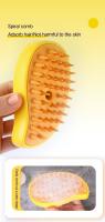 Cepillo De Masaje Para Perros Y Gatos Eléctrico Con Agua Térmica Anti-Volador Para Baño Y Peluquería De Animales USB Recargable - details 1