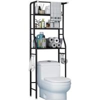 Organizador De Baño De 3 Niveles Sobre El Inodoro 160x50cm , Estante De Almacenamiento  Impermeable  Estante Organizador Multiusos  Ahorra Espacio con 3 Baldas  Patas Ajustables en Altura - details 6