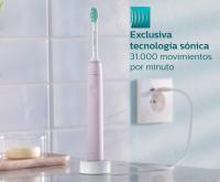 PHILIPS HX3651/11 Cepillo dental eléctrico Sónico Sonicare 2100 Series Carga USB, color Sugar rose - details 1