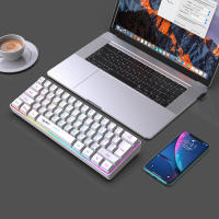 L500 Wired/Wireless Gaming Keyboard 61 Keys With Dynamic RGB Backlight For PC Laptop Gamer - details 17