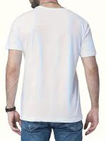 Camiseta De Algodón Puro 100% Para Hombre Verano Estampado London England Estilo Casual Ajuste Suelto Manga Corta Cuello Redondo - details 7