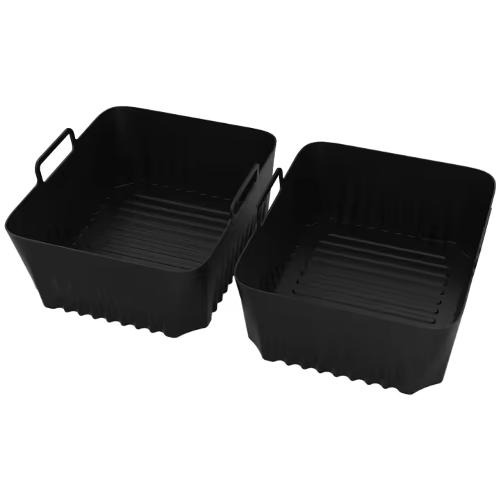 Pote De Silicona Para Air Fryer Rectangular Antideslizante No Adherente Fácil De Limpiar Accesorio Para Air Fryer AF500 Ninja Alimentos Seguros Tamaño 370mm*210mm*80mm - 1