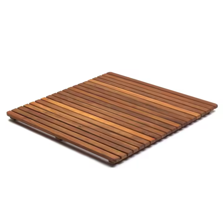 ZENKOOI TARIMA DE DUCHA OL01350 MADERA DE TECA 71x71CM - 1
