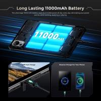 Tableta resistente FOSSiBOT DT1, Android 13, 10.4 " 2000x1200 2K FHD+, MT8788 Octa-core 2.0GHz, 8GB RAM (ampliable a 8GB) + 256GB ROM, 4G Dual SIM, resistente al agua/polvo/golpes IP68, WiFi Dual 2.4/5GHz, GPS GALILEO GLONASS, 11000mAh 18W Carga - details 1