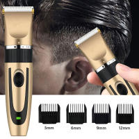 Afeitadora Eléctrica Para Hombres Recargable Trimmer De Cabello Profesional Máquina De Corte De Cabello Barbero Uso Doméstico Con Cabezales Interchangeables De Acero Inoxidable - details 0