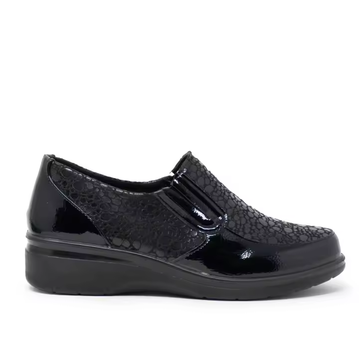Zapatos casual mujer AMARPIES AMD27071 ZAPATO CONFORT CHAROL NEGRO 33812 24I - 1