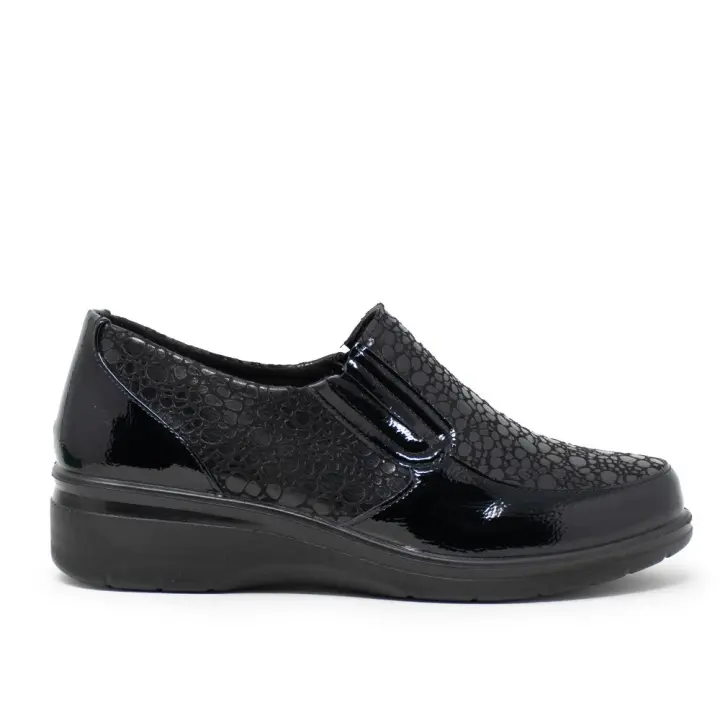 Zapatos casual mujer AMARPIES AMD27071 ZAPATO CONFORT CHAROL NEGRO 33812 24I - 1