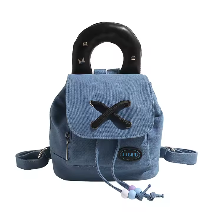 Mochipa Vaquera de moda con contraste de Colores, Bolso de Mujer popular, nuevo estilo, personalidad, Bolso de mano versátil y elegante - 1