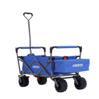AREBOS Carro de Mano con Techo Plegable y Bolsa XXL | Ruedas Giratorias de 360° - details 14