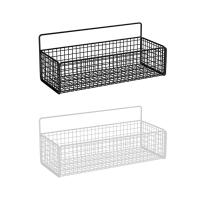 Cestas Colgantes De Hierro Para Cocina Organizador De Almacenamiento Para Baño Lavandería Dormitorio Armario Contador - details 1