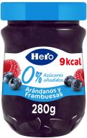 Hero. Mermelada de Arándanos y Frambuesas, 0% Azúcar añadido. Pack 2x280g - details 0