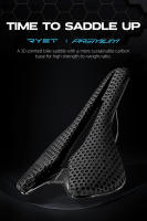 Sillín De Bicicleta RYET Ultrafino De Fibra De Carbono 3D Para Hombres Y Mujeres Triatlón Carretera MTB Montaña Gravel Ciclismo - details 0