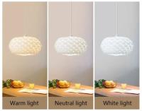 Lámpara Colgante LED En Escala De Pez Con Cambio De Luz De 3 Colores Moderna Y Fashion Para Decoración De Dormitorio Y Sala - details 3