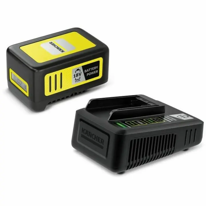 Set de cargador y baterías recargables Kärcher Litio Ion 5 Ah 18 V - 1