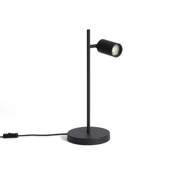 Ledkia Lámpara de Mesa Aluminio Aritz Negro - 1