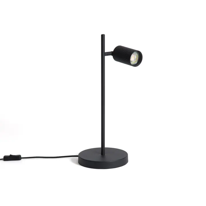 Ledkia Lámpara de Mesa Aluminio Aritz Negro - 1