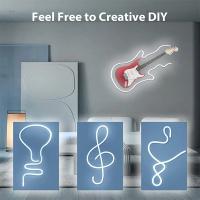 Tira De Luces LED Neón Blanco 10M TUYA Silicona Impermeable Flexible Compatible Con Alexa Google Home Para Iluminación WIFI - details 8
