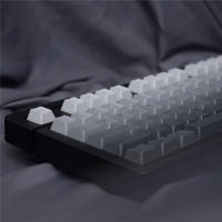Keycaps Gris Gradiente PBT Material Dye Sublimation 125 Teclas Perfil Cherry Para Teclado Mecánico Accesorios De Teclado - details 5