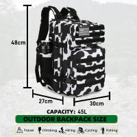 Mochila Táctica Grande 45L 3P Para Senderismo Y Camping Bolsa De Deporte Al Aire Libre Impermeable Rucksack De Escalada - details 37