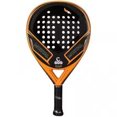 Pala de Padel VIBOR-A Mortal Carbon 3.0/ Naranja y Negra - 1