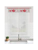 STARLEY - Cortinas para Cocina Modernas y Decorativas – 3 Tamaños Disponibles  – Ideales para Ventanas de Cocina, Comedor o Fregadero – Fáciles de Instalar - details 0