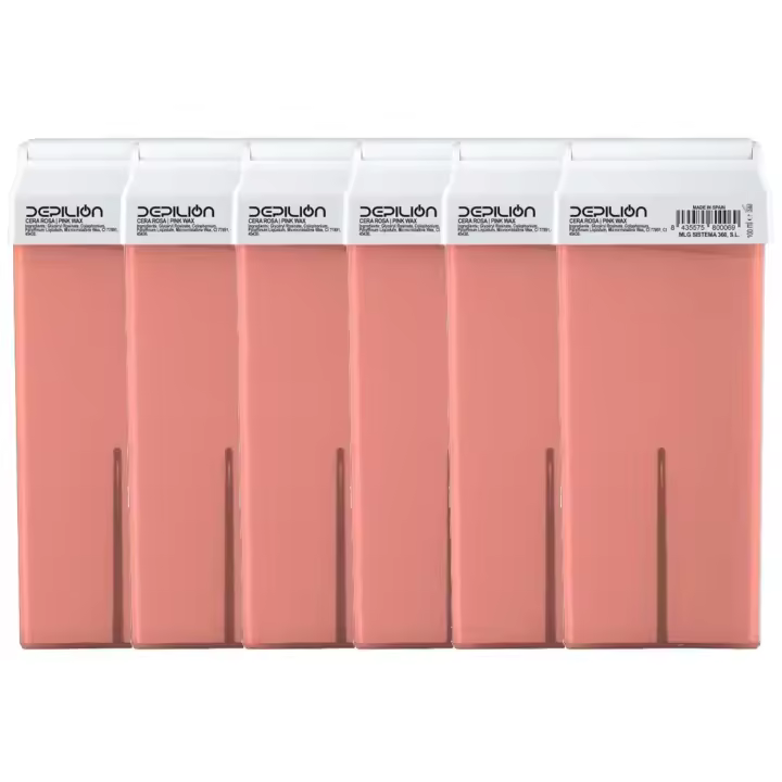 PACK DE 6 CERA DEPILATORIA ROLL ON CARTUCHOS DE 100 ML.ROLL-ON CERA PARA DEPILACION. - 1