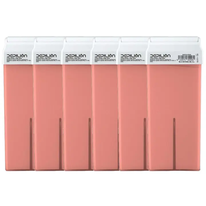 PACK DE 6 CERA DEPILATORIA ROLL ON CARTUCHOS DE 100 ML.ROLL-ON CERA PARA DEPILACION. - 1