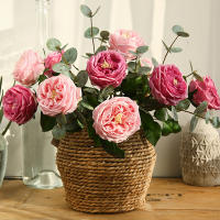 Rosa Artificial De Seda Para Decoración De Bodas Y Fiestas Toque Realista Decoración De Hogar Y Boda Flor Artificial De Rosa - details 0