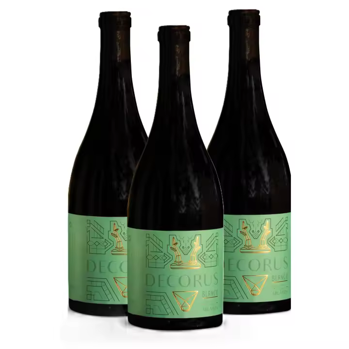 Pack de 3 de Decorus Blanco. Viñas de más de 90 años de Albillo Mayor y Viura. - 1