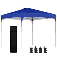 Outsunny Cenador Plegable 2,5x2,5x2,68 m Carpa de Jardín Protección UV 50+ Ajustable en Altura con 4 Bolsas de Arena y Bolsa de Transporte para Camping Fiestas Patio - details 0