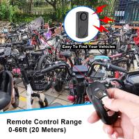 Alarma De Vibration Y Movimiento Para Motocicletas Y Bicicletas 113dB Impermeable Con Control Remoto Anti-Robo Sensor De Vibración Y Movimiento - details 0