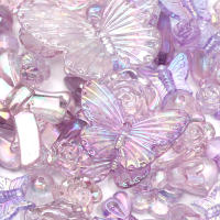 Talares De Acrílico Morado 20g Para DIY Joyería Pulseras Collares Cadenas De Llaves Accesorios Forma Corazón 10mm - details 4
