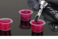 100pcs Copas De Tinta Para Tatuaje Desechables S/M/L En Plástico Transparentes Porta Pigmento Para Maquillaje Permanente Y Microblading Suministro De Tatuaje - details 0