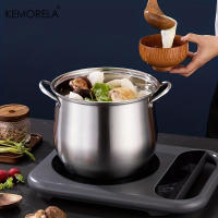 Olla De Acero Inoxidable Para Sopa Gran Capacidad Para Cocinar Fideos Y Pollo Estilo Universal Para Fogón Y Cococitor Inducción - details 6