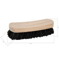 Cofan Cepillo para zapatos | Mango de madera de pino | Mezcla de cerdas naturales y sintéticas | Longitud: 16 cm - details 0