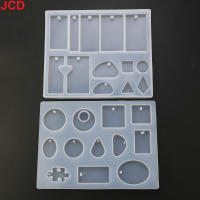 Molde De Silicona Para Colgante De Cristal JCD 1 Pieza Forma De Gota Y Elíptica Con Agujeros Para Joyería DIY Tamaño 15x11x1cm - details 1