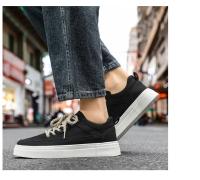 Zapatos De Patinaje Para Hombre Bajo Corte De Lona Zapatillas De Lona Planas Zapatillas De Skate Moda Plataforma Zapatillas De Encaje Para Hombre - details 20