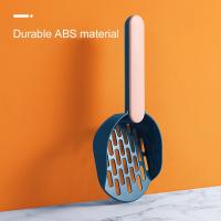 Escobilla Para Taza De Arena Para Gatos Plástica Con Base Herramienta De Limpieza Para Caja De Arena Adecuada Para Gatos Y Gatitos Suministros Para Gatos - details 7