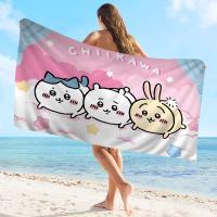 Toalla De Playa Microfibra Chiikawa Cute Absorbente Rápida Secado Suave Yoga Natación Resort Montañismo Tamaño 30x60 Cm 50x100 Cm - details 18