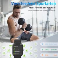 Reloj Inteligente Mujer Hombre, 1.85" Smartwatch con Llamadas Bluetooth, 140+ Modos Deportivos Smart Watch con SpO2/Pulsómetro/Monitor de Sueño/Podómetro, Impermeable IP68 Smart Watch Para Android iOS - details 2