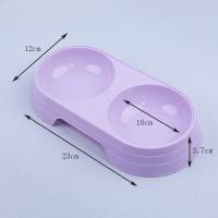 Tazón Doble Para Mascotas De Color Macarón Universal Para Perros Y Gatos Fáciles De Limpiar Y Estéticamente Atractivas - details 11
