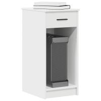 vidaXL Torre de ordenador con cajón 35x45x77 cm en color Blanco/Roble Sonoma/Gris sonoma y más - details 0