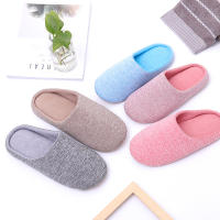 Zapatillas Japonesas Para El Hogar Invierno Calientes Para Hombres Y Mujeres Algodón Silenciosas Zapatos Adelantados Sólidos - details 2
