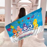 Toalla De Playa Microfibra De Oso C-Care Dibujos Animados Absorbente Secado Rápido Suave Para Yoga Natación Camping Viajes Senderismo - details 8